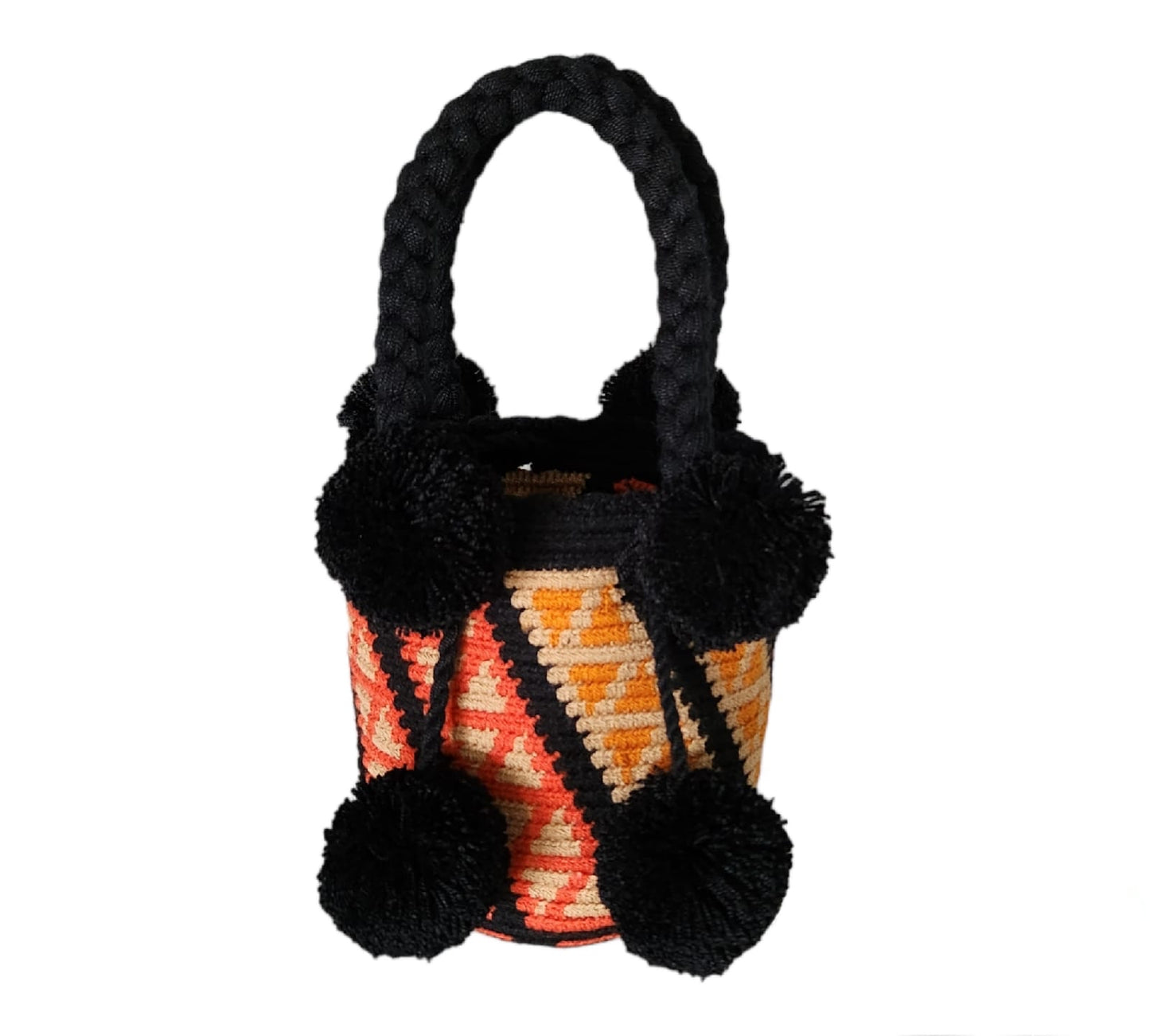 Bolso Wayuu Susu Pompones Mini
