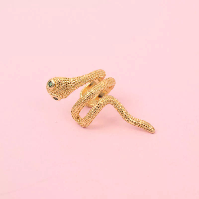 Pendientes con forma de serpiente