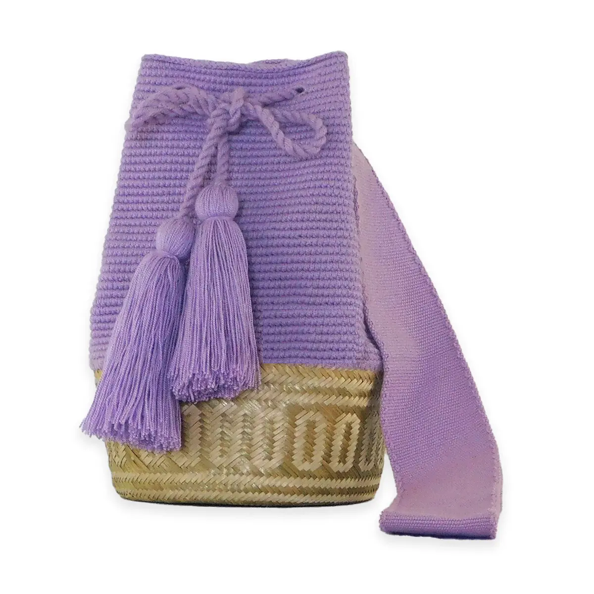 Lila Basket Wayuu Bag