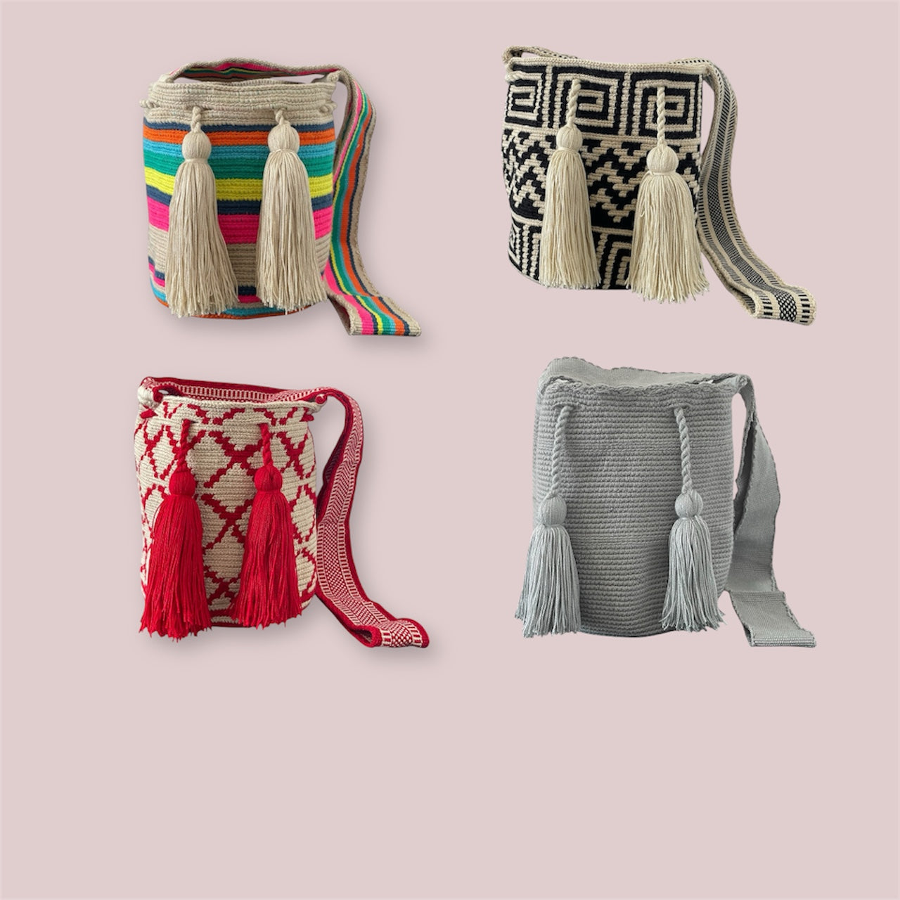 Bolso Wayuu mediano Amaranta