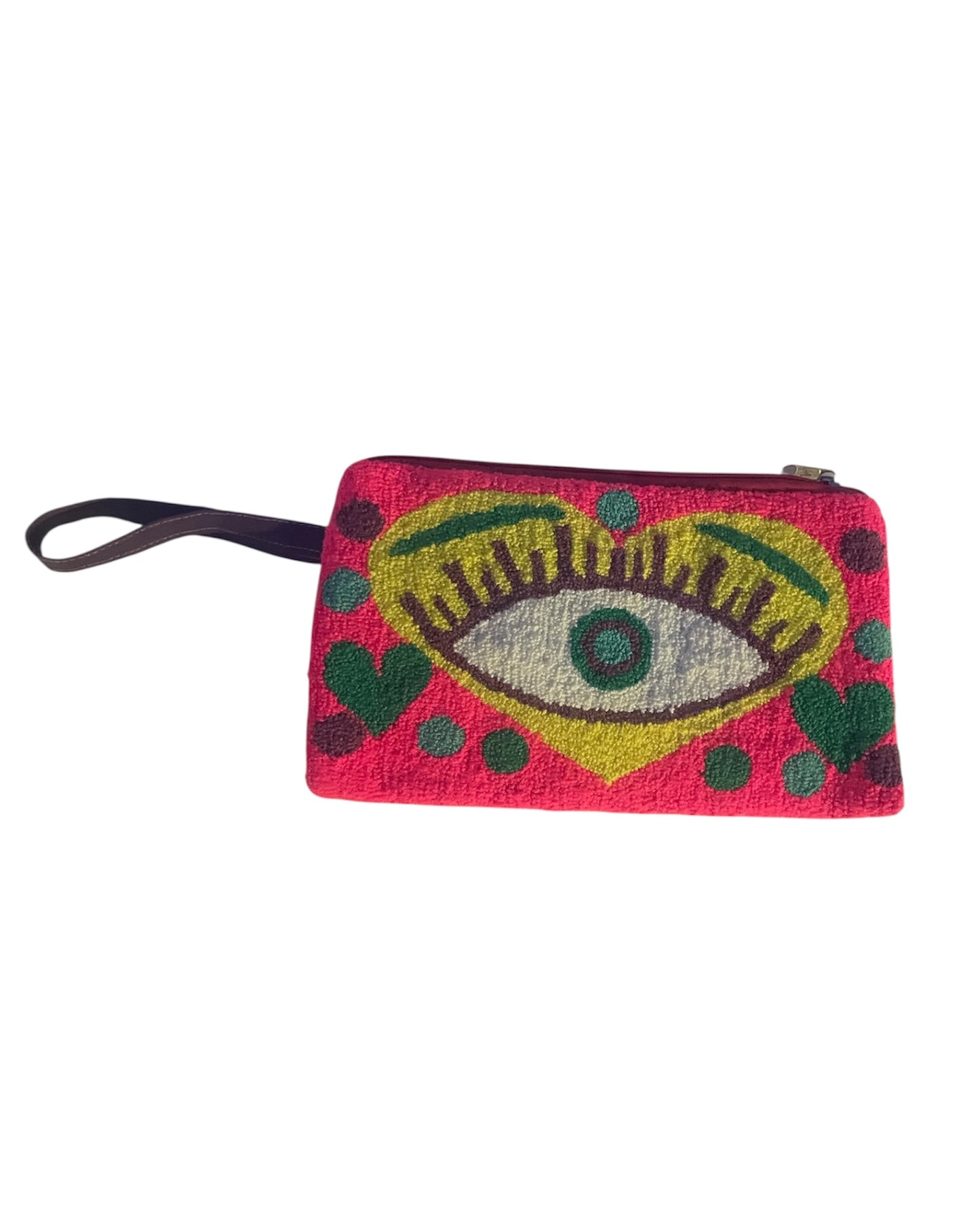 Rose Eye Wayuu Clutch Purse
