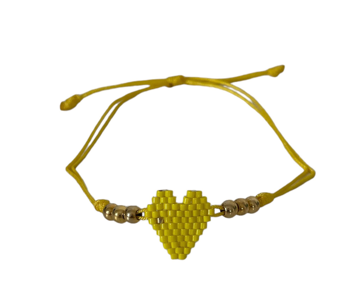 Yellow Corazon Bracalette