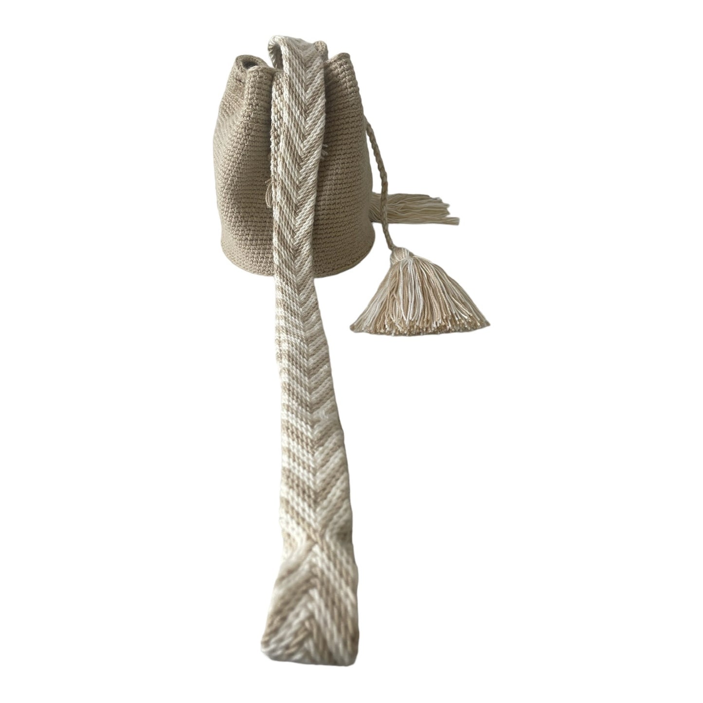 Beige Mini Wayuu Bag