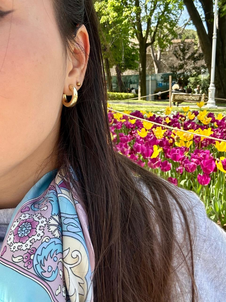Medium Hoops Earings