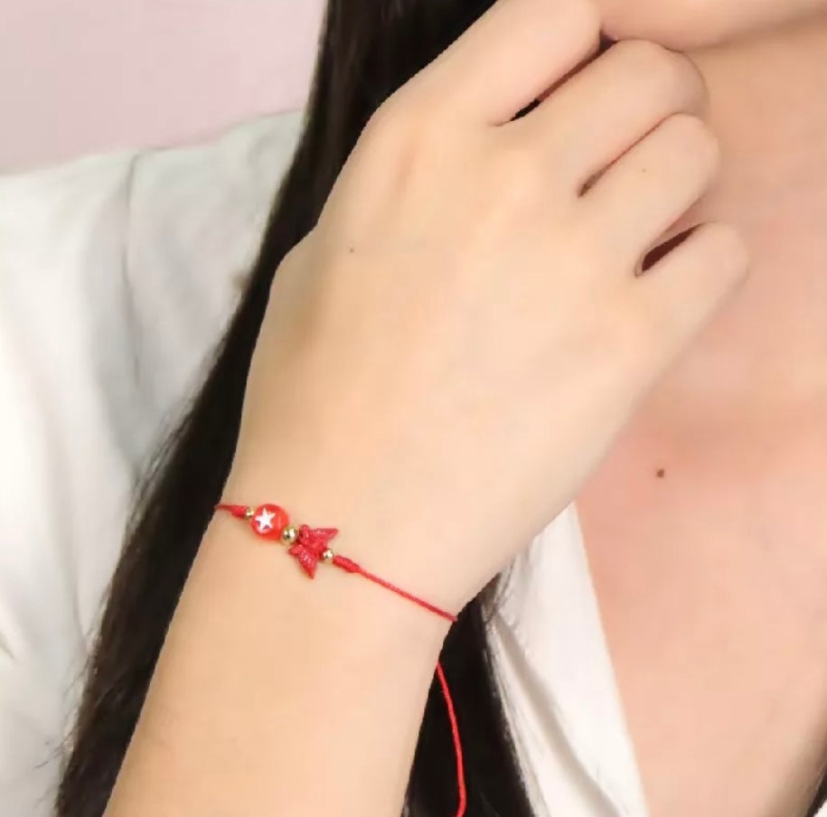 Red Butterfly Bracalette