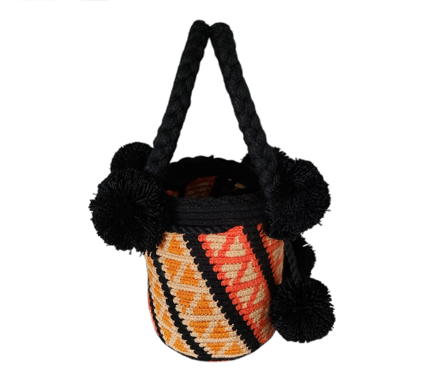 Bolso Wayuu Susu Pompones Mini