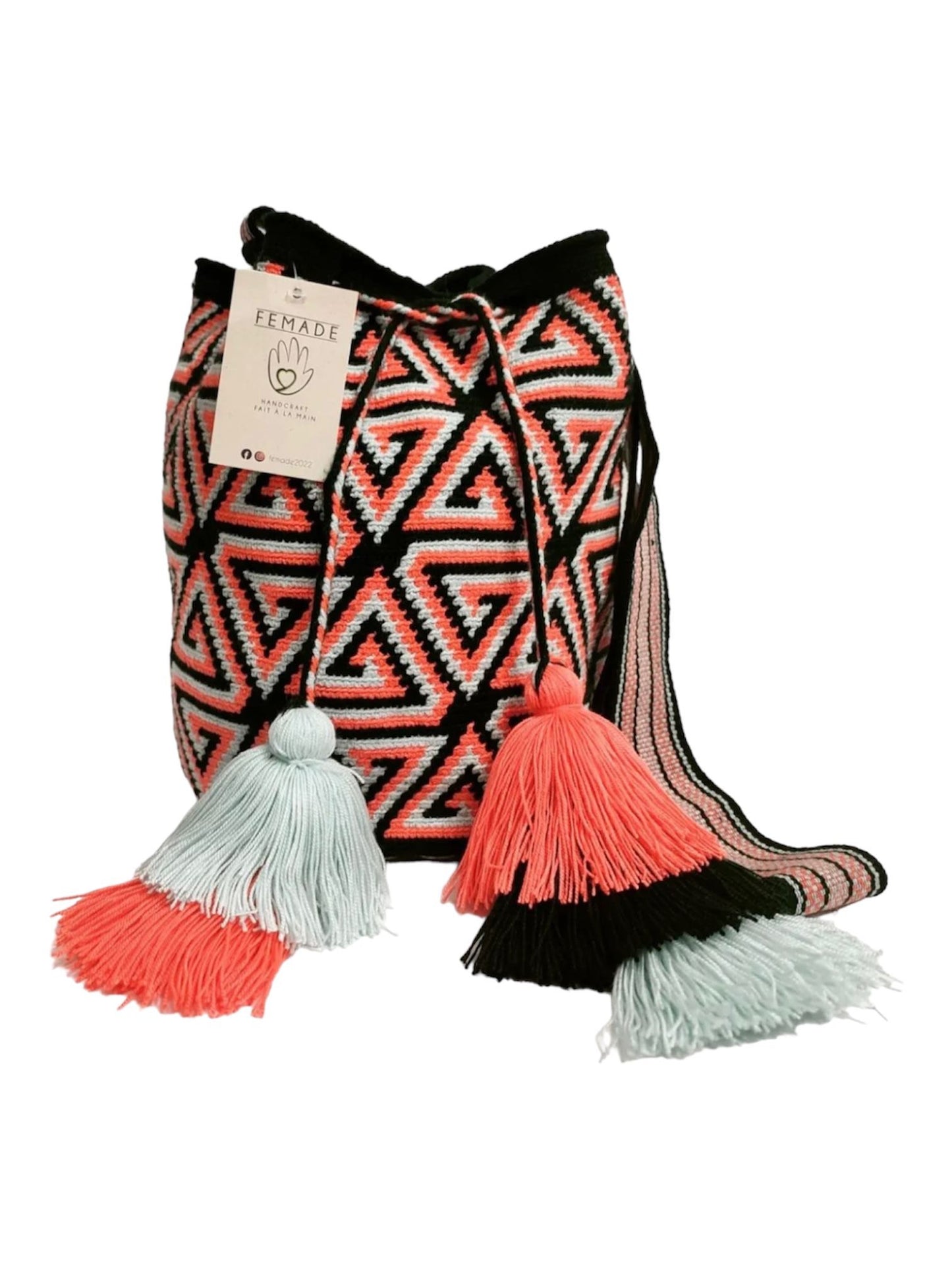 Watermelon Wayuu Bag