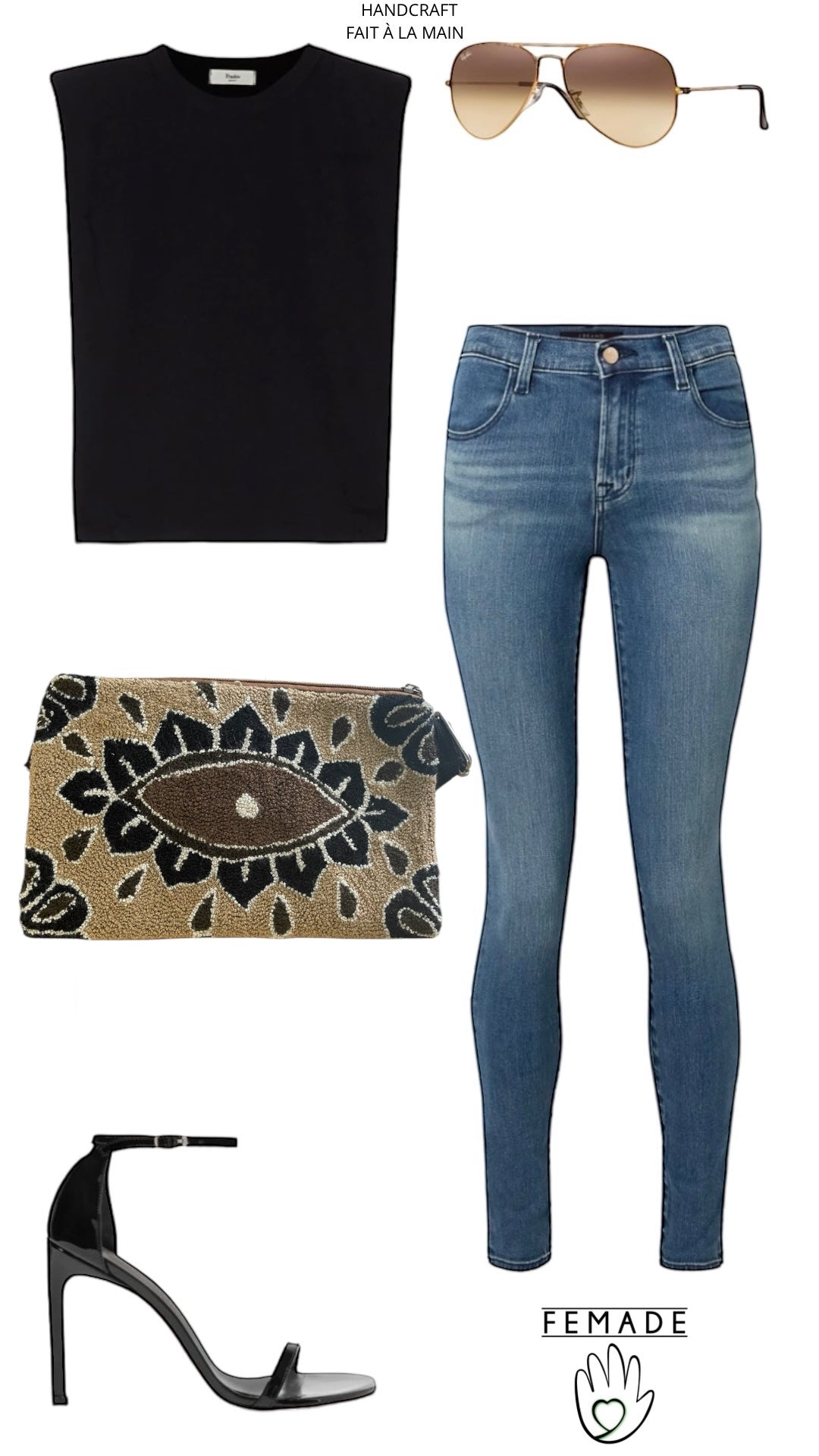 Brown Evil Eye Fanny Pack