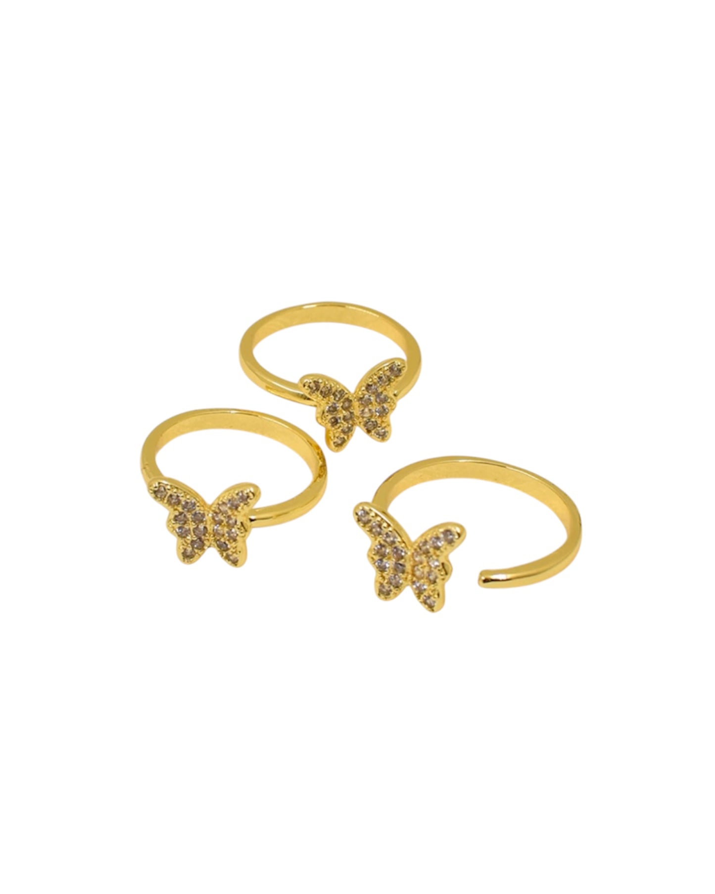 Butterflies Adjustable Ring