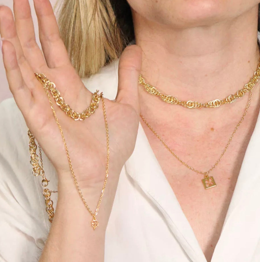 Trebol For Two Set Necklace