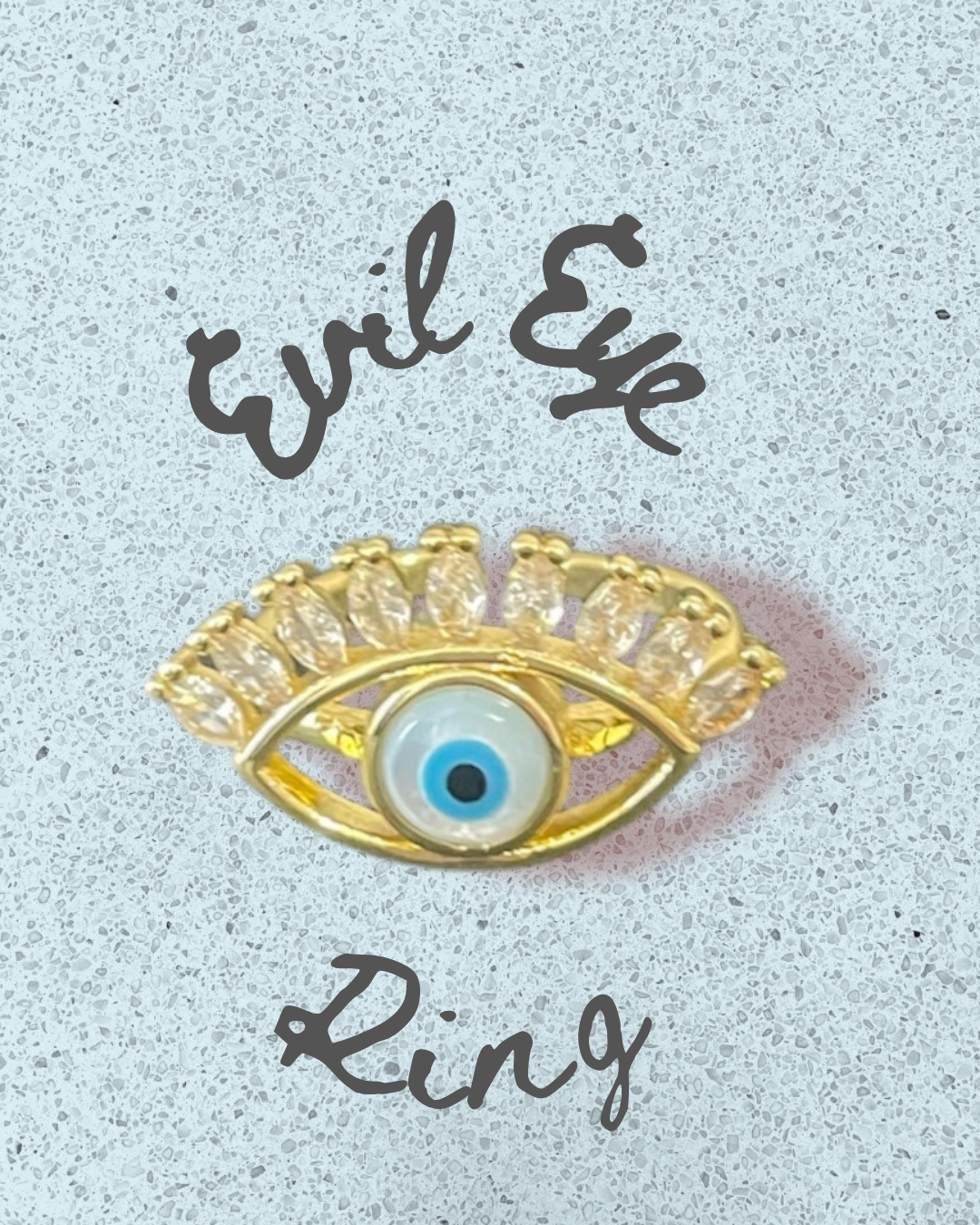 Evil Eye Adjustable Ring