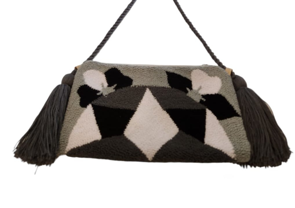 Ying Yang Wayuu Clutch Purse
