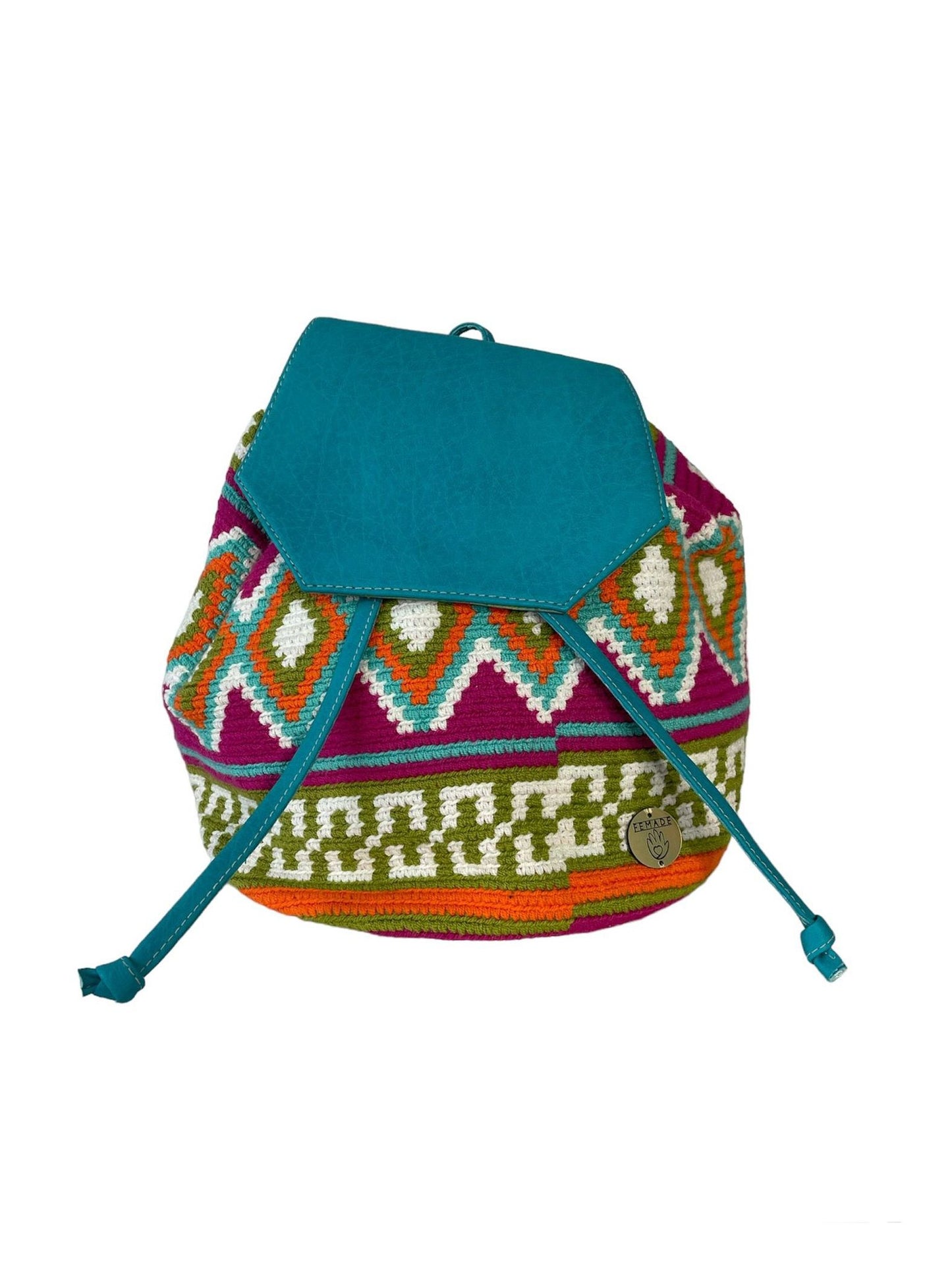 Mochila Turquesa Wayuu