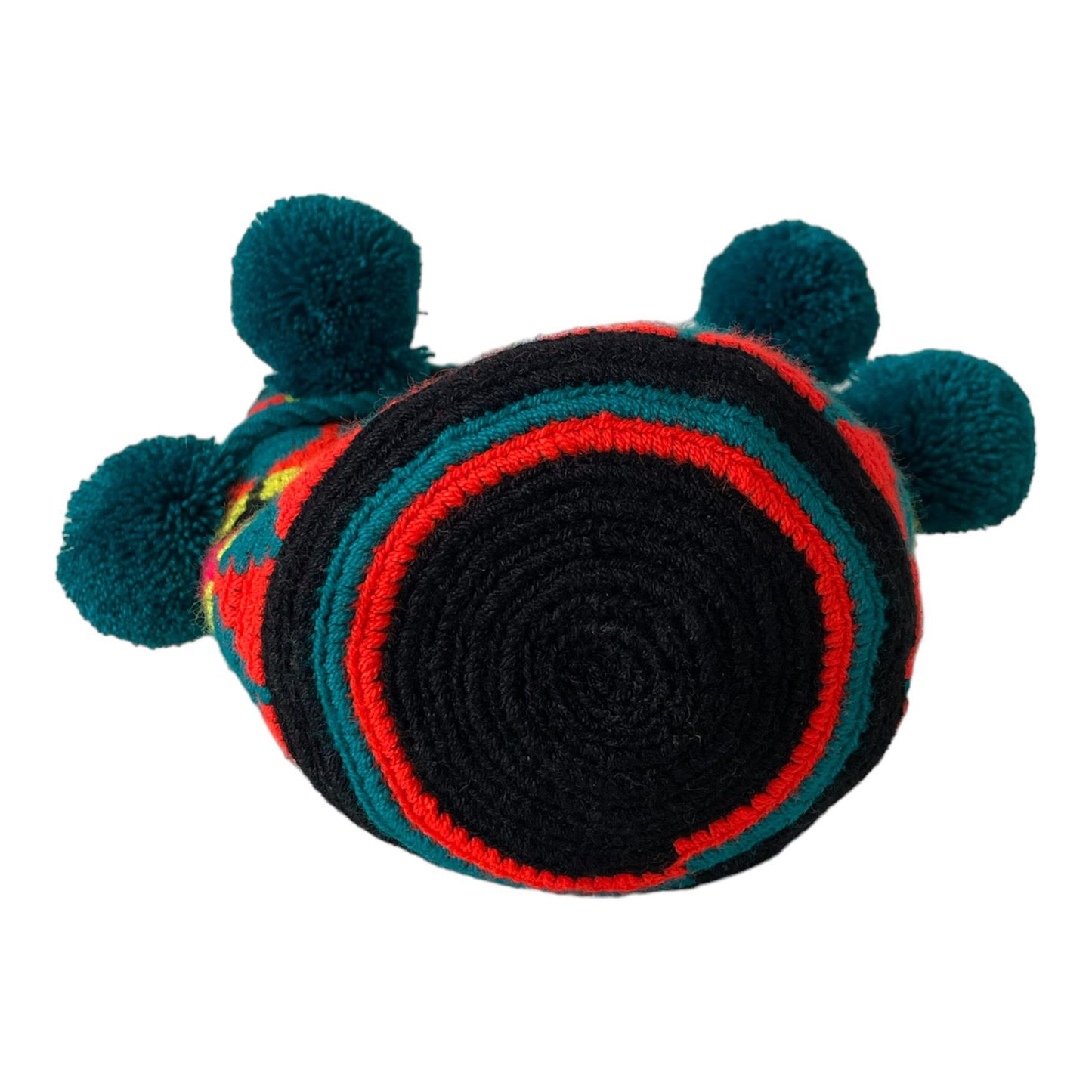 Floripondia Pom Poms Mini Wayuu Bag