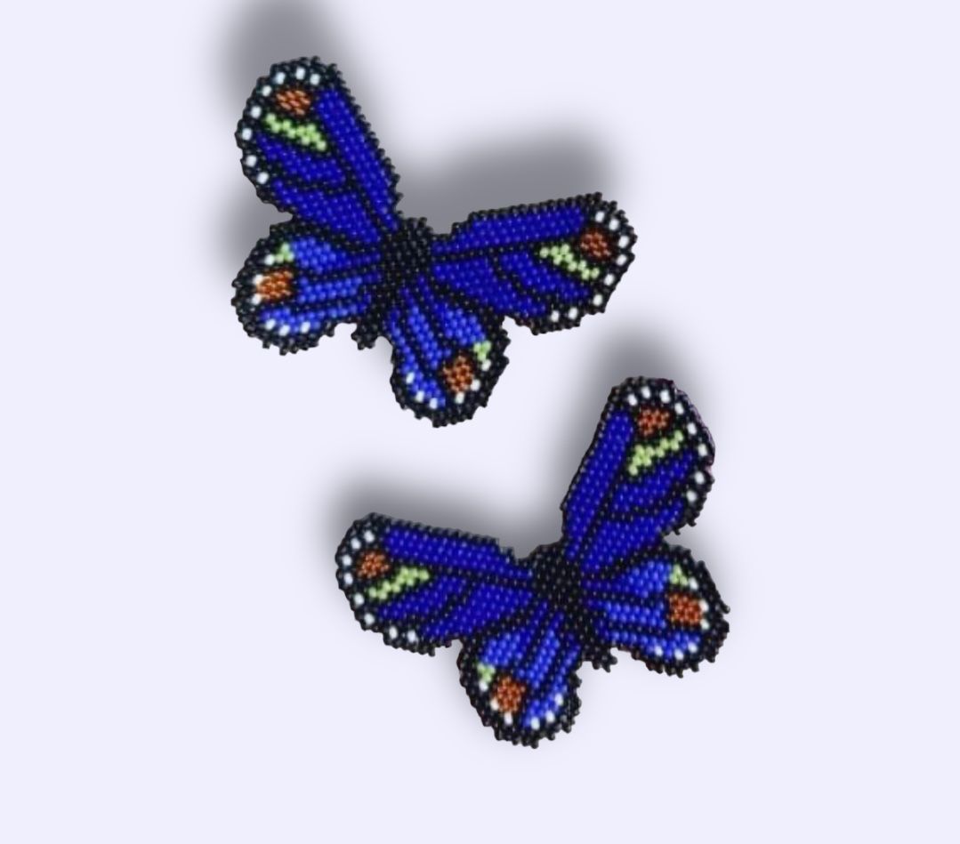 Blue Butterflies Earings