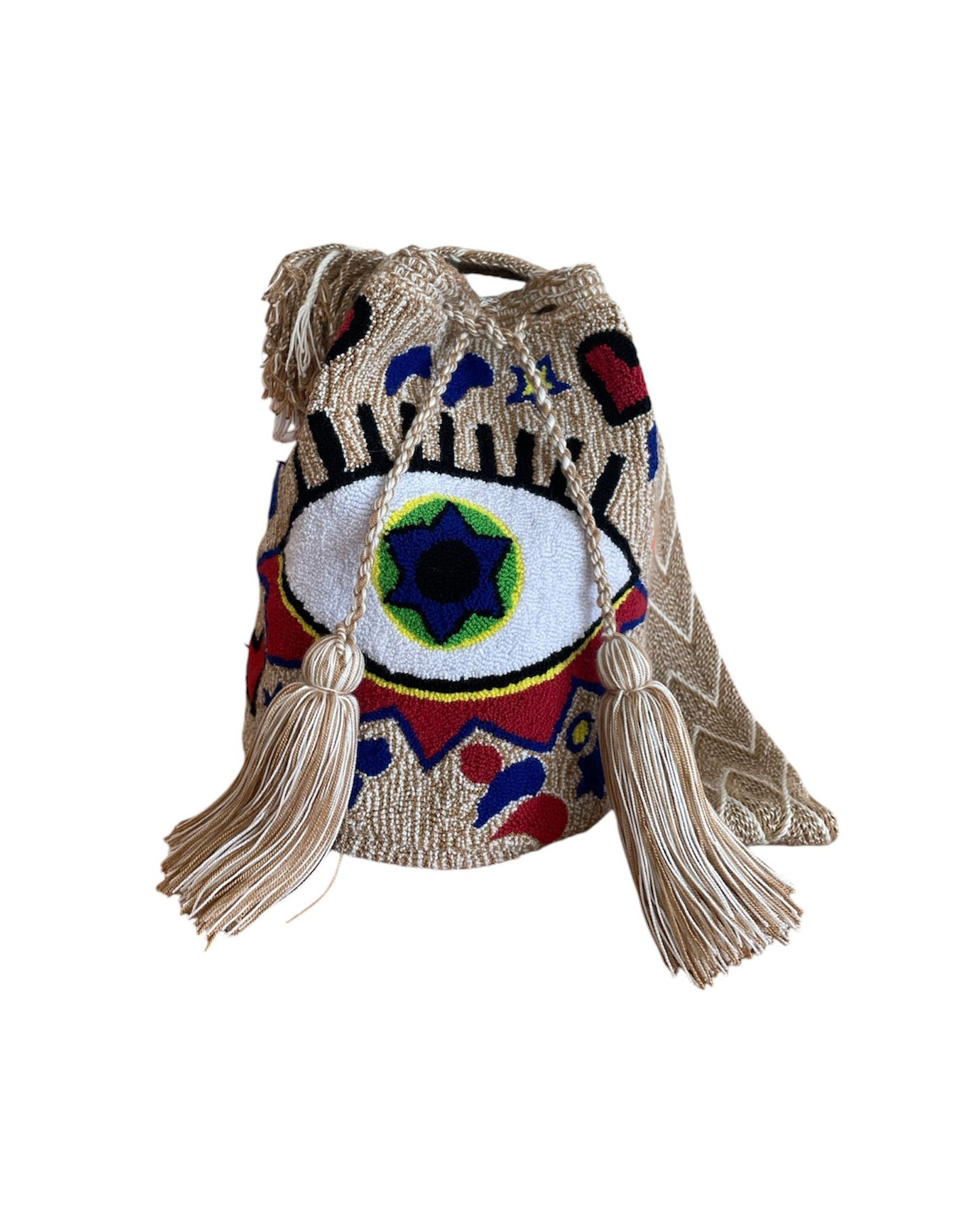 Ana Evil Eye Wayuu Bag