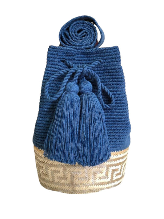 Bolso Wayuu Canasta Rosa