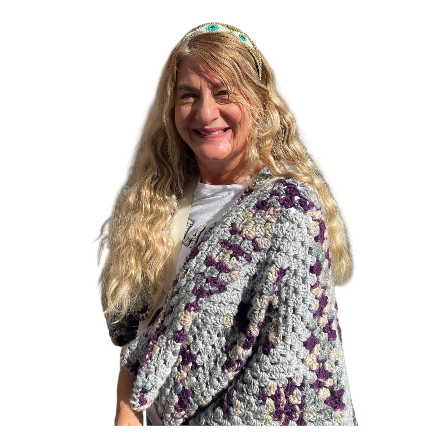 Black Evil Eye Headband