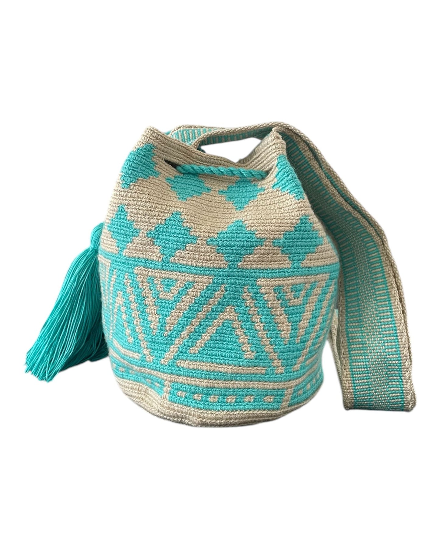 Menta Fresca Medium Wayuu Bag