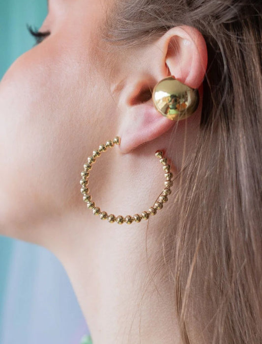 Golden Pearls Earrings