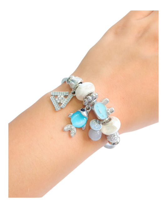 Blue fish Bracalette