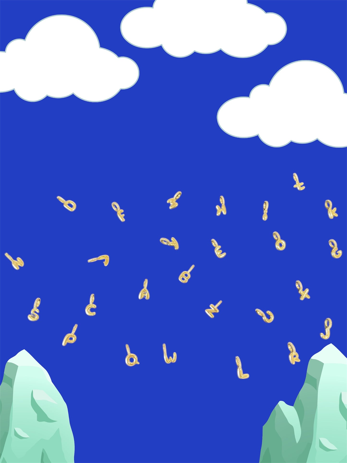 Letter Chunky Charms