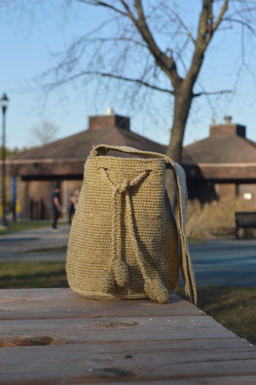 Golden Bright Wayuu Bag