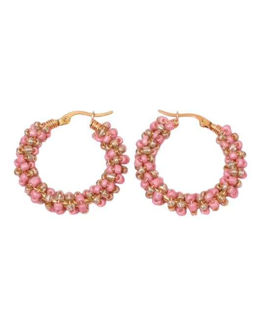Rosa Hoops  Earings