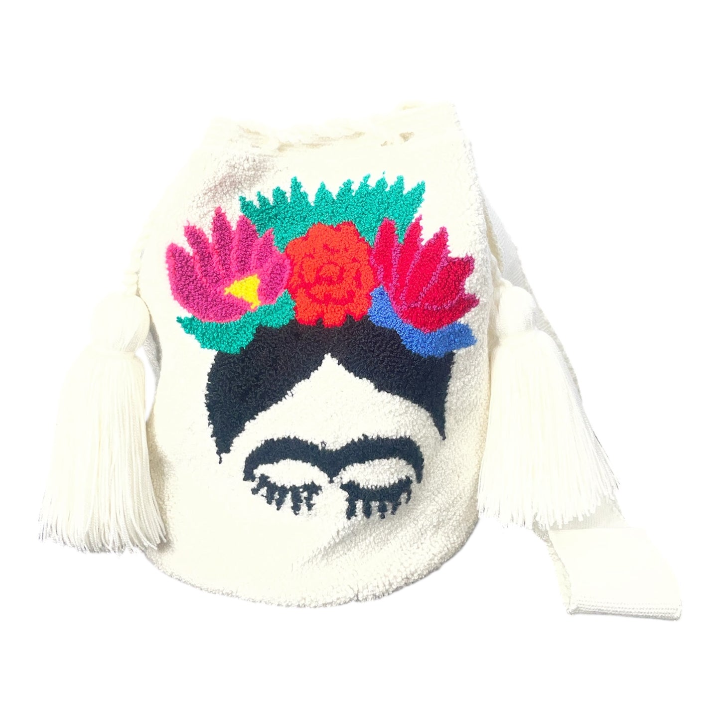 Frida Eyes Medium Wayuu Bag