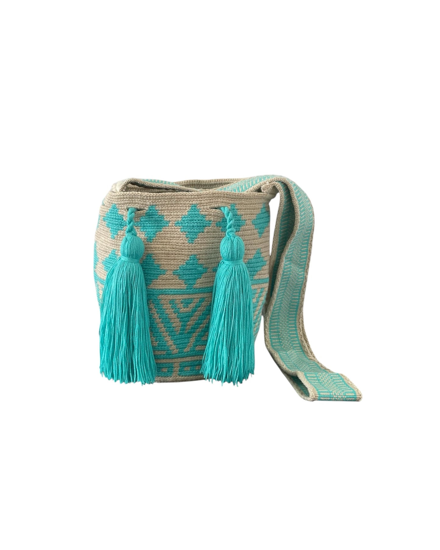 Menta Fresca Medium Wayuu Bag