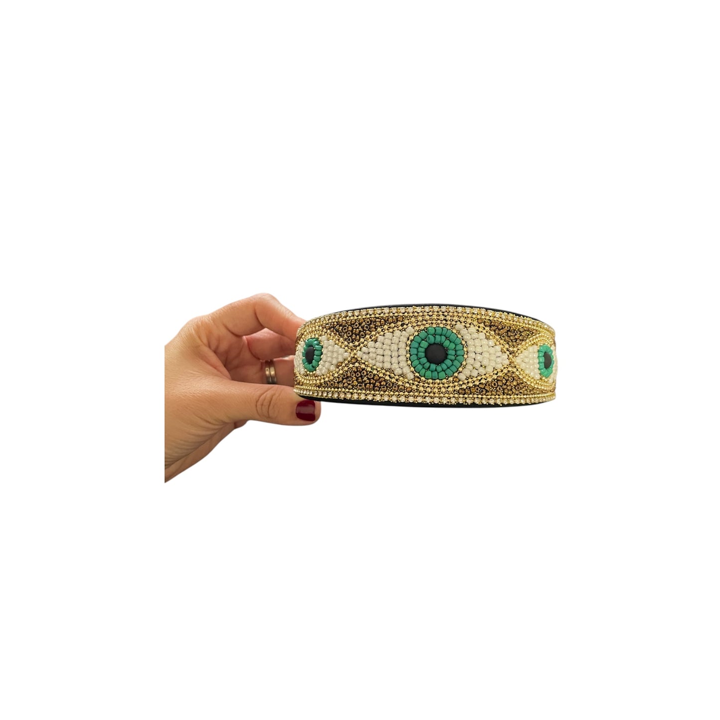 Gold Evil Eye Headband