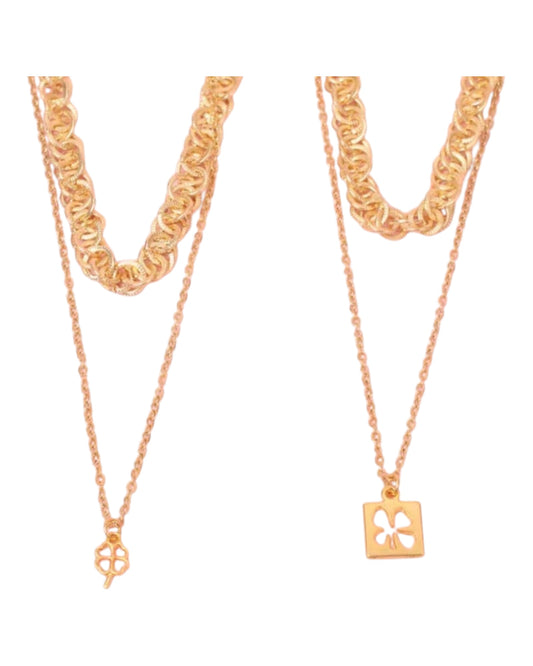Trebol For Two Set Necklace