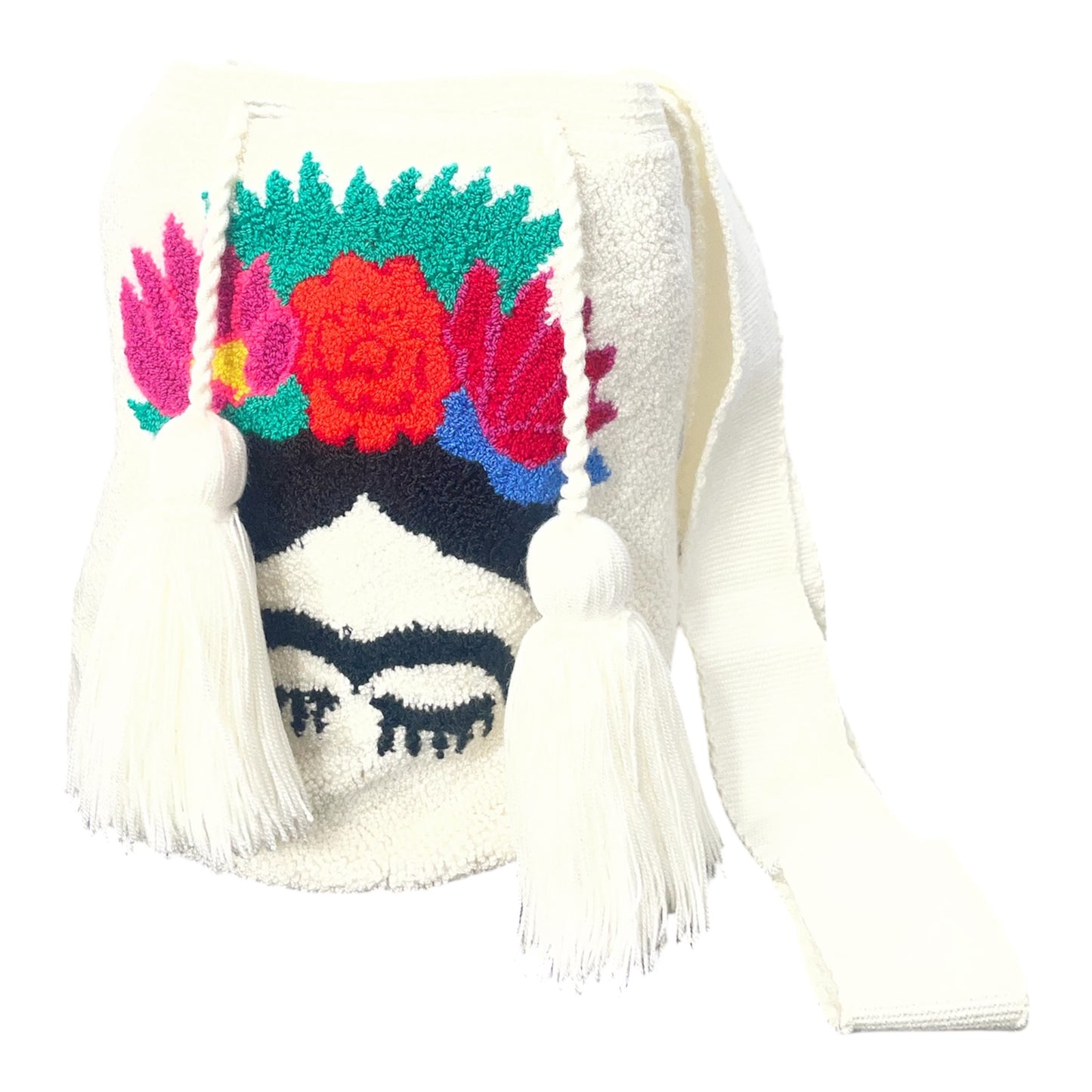 Frida Eyes Medium Wayuu Bag