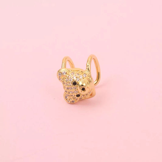 Bear Earcuff Earings