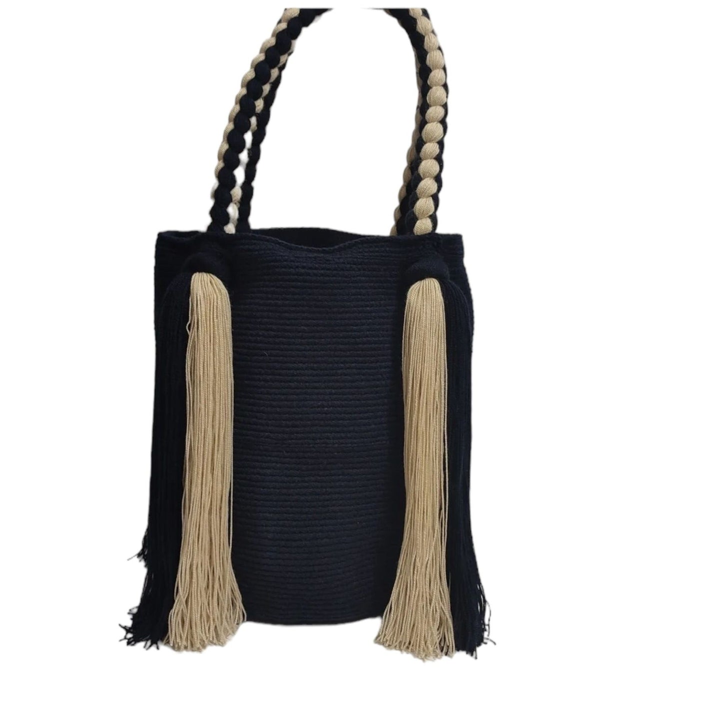 Dark Blue Rapunzel Wayuu Bag