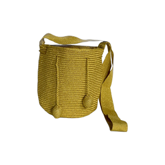 Bolso Wayuu Amarillo Brillante