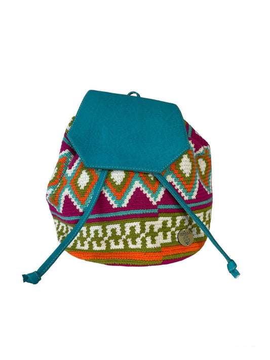 Turquesa Wayuu Back Pack