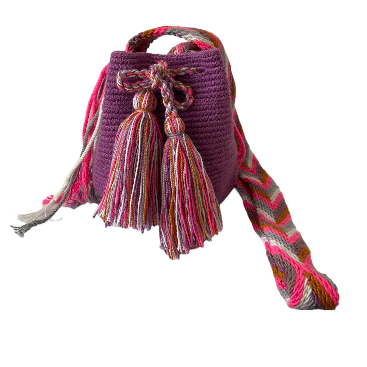 Purple Mini Wayuu Bag