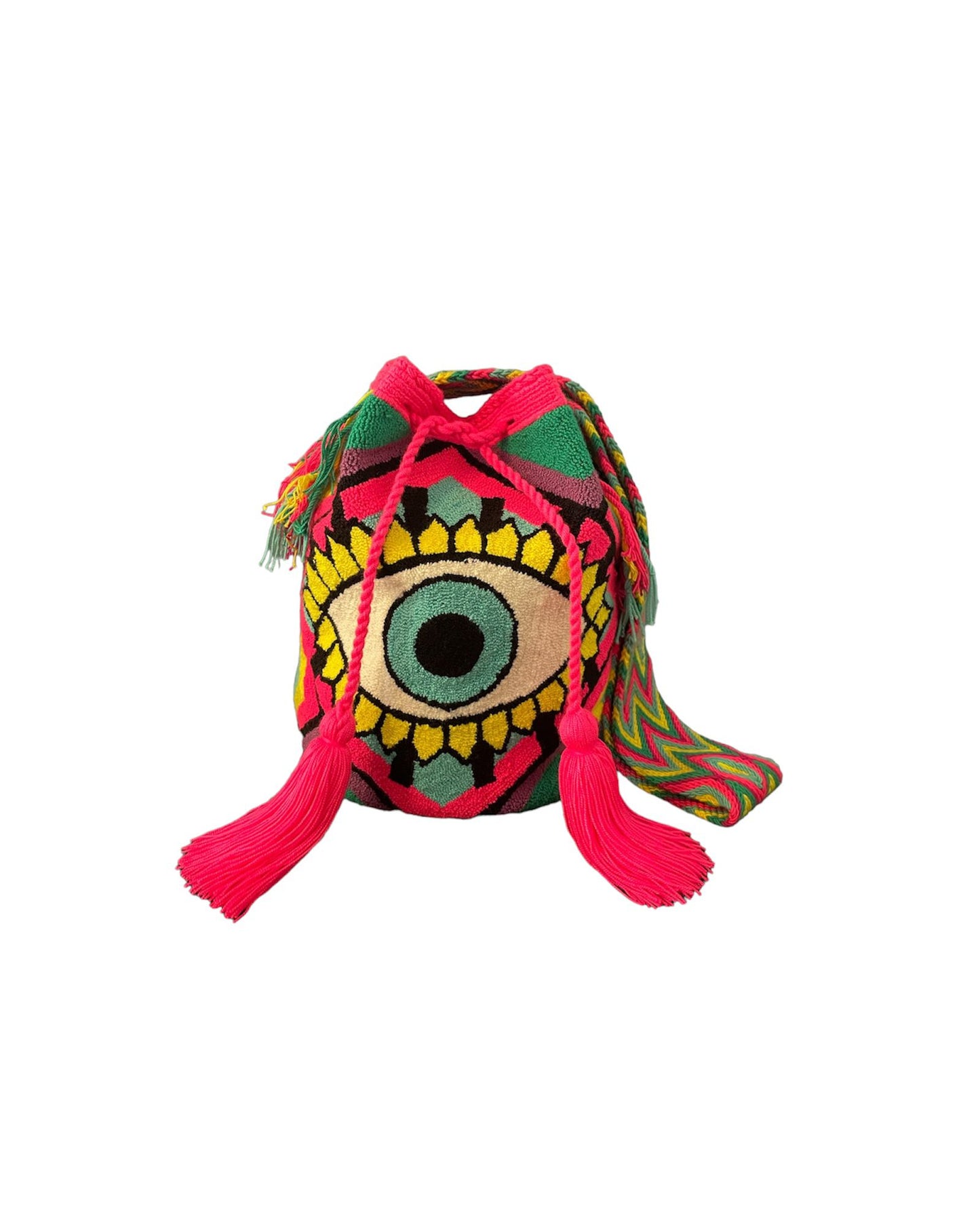 Summer Evil Eye Wayuu Bag