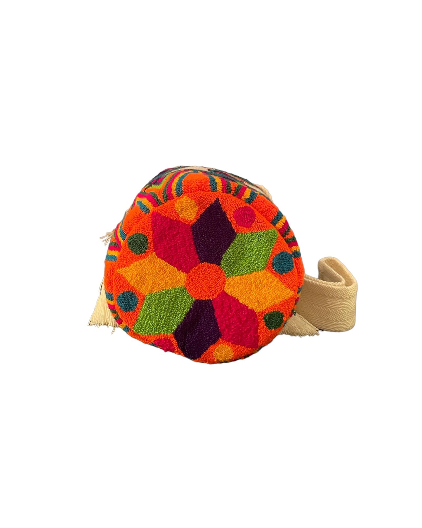 Rainbow Evil Eye Wayuu Bag